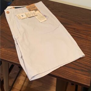 Tailor Vintage Traveler Flat Front Airotec Stretch Walking Shorts—Summer Khaki